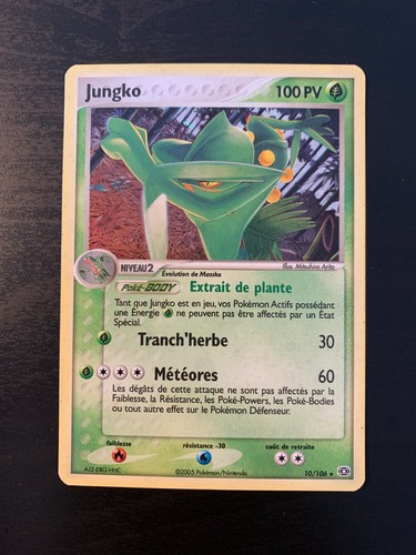 Carte pokémon jungko 10 - carte,