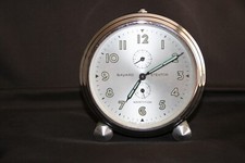 Réveil ancien en inox BAYARD
