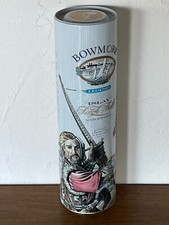 Ancienne boite de whisky BOWMORE legend vide / Empty tin can from France / DOSE