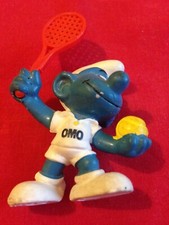 FIGURINE SCHTROUMPF - PUBLICITAIRE OMO - TENNIS - PEYO