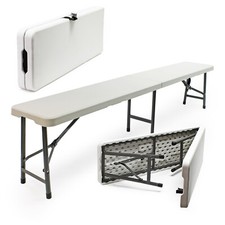 Banc de camping Pliant Léger Jardin Extérieur BBQ Fête Barbecue Pique-nique