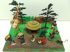 Diorama - Village Africain (décor avec figurines)