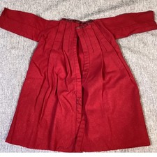 Antique Red Wool Felt Doll