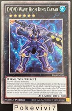 Carte YU-GI-OH! D/D/D WAVE HIGH KING CAESAR RA04-EN290 PSR NEUF
