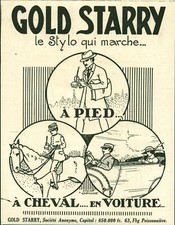 Publicité ancienne Gold