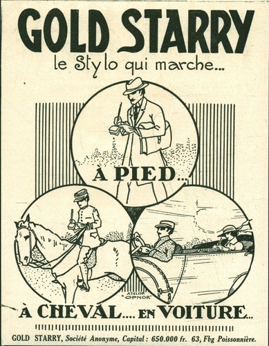 Publicité ancienne gold - ancienne,