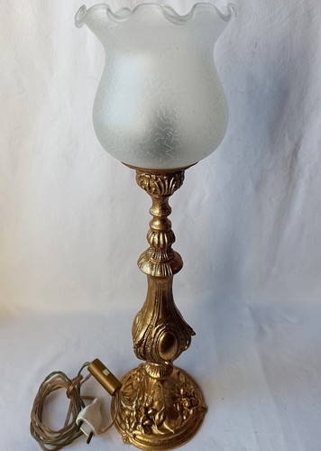 Lampe ancienne bronze doré