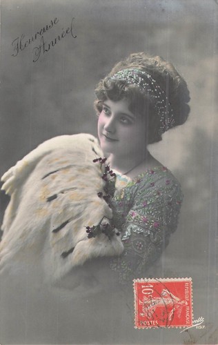 Heureuse annee femme - cp,