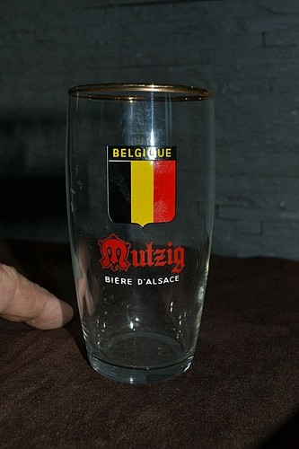Verre bière publicitaire - à,