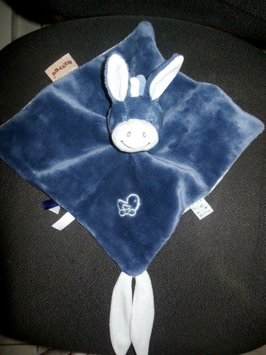 Doudou plat cheval âne alex - doudou,