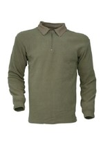 Chemise polaire kaki armée - f1,