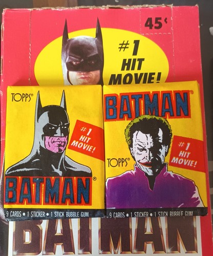 1989 topps batman film cards - topps,