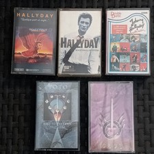 Lot K7 HALLYDAY et TOTO  TBE Envoi gratuit