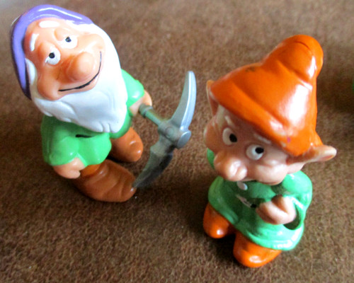 Anciennes figurines nains - anciennes, de