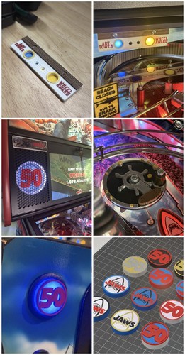 Pinball stern jaws mods - stern,