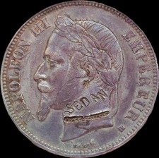 NAPOLÉON III 5 Francs 1869 BB