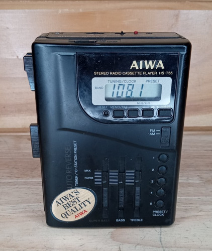 Aiwa t55 portable - aiwa, hs-t55