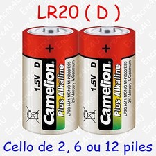 Pile Alcaline Plus modèle D