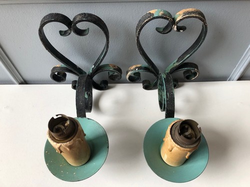 Vintage paire appliques - paire, d'appliques