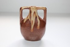 Vase gourde miniature en grès vernissé Art Déco hauteur 8 cm