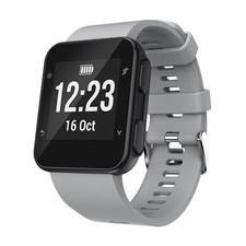 Bracelet de montre de sport en silicone pour Garmin Forerunner 35 (gris)