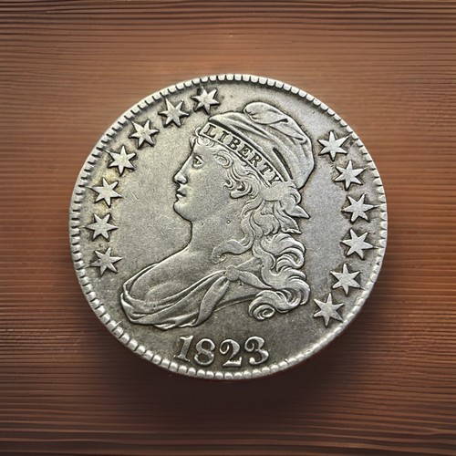 1823 capped bust silver - bust, half