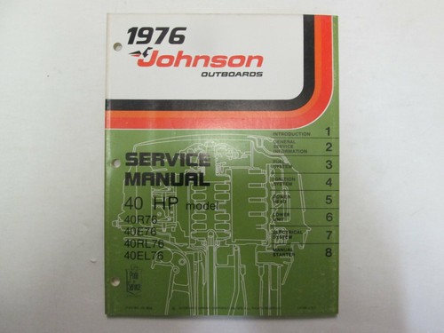 1976 johnson hors bord - hors-bord, hp
