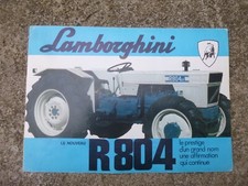 PROSPECTUS TRACTEUR LAMBORGHINI R804 / DT - 2/4 roues motrices année 1975/1985