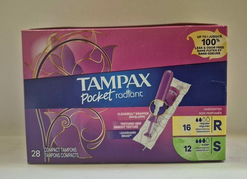 Tampax pocket radiant compact - pocket,