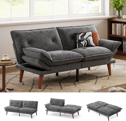 Futon sofa bed chenille - bed,,