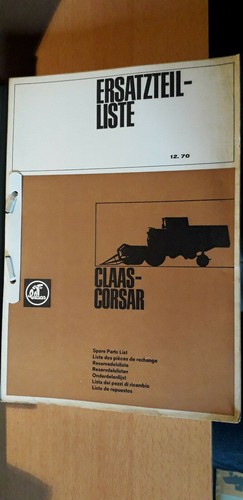 Claas moissonneuse corsar - corsar,