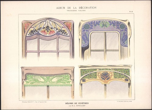1900 lithographie art nouveau - art,