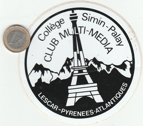 Autocollants collège simin - collège,