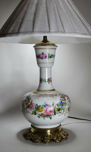 Lampe porcelaine paris - lampe,