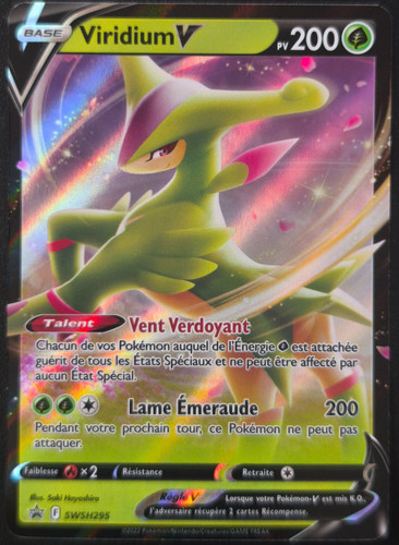 Carte pokémon viridium - carte,