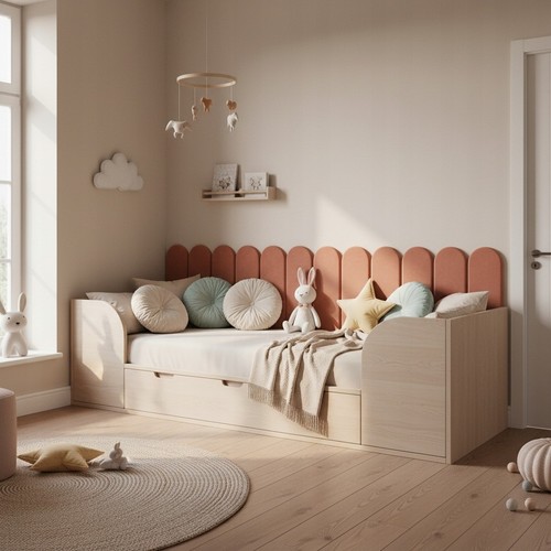 Panneau rembourré coussin