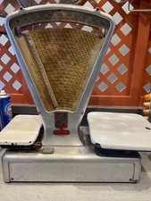 ancienne balance chromée LUTRANA épicerie boucherie 1960/70