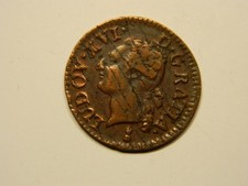 Monnaie Royale- Liard à l'Ecu