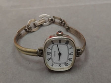 Montre vintage argent massif (poinçons) marque HERMA -  Pour pièces ou à réparer