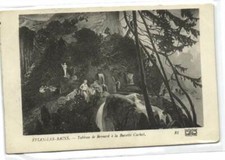 1 CPA 74 Haute Savoie Evian Les Bains Tableau De Bernard A La Buvette Cachat