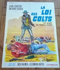 AFFICHE CINEMA 60X80 western LA LOI DES COLTS
