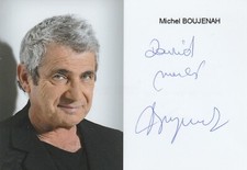 MICHEL BOUJENAH : Signed Actor World - Autograph Original Authentic / Photo.