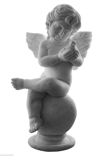 Statue ange marbre blanc - ange,
