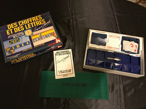 Jeu plateau des chiffres - des,