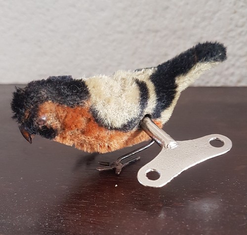 Ancien jouet oiseau picorant - ancien,