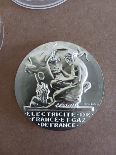 Médaille bronze edf gdf - médaille,