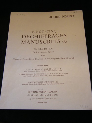 Partition déchiffrages - partition, 25