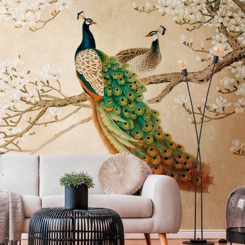 Papier peint oiseaux - papier,