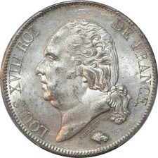 X4681 Rare 5 Francs Louis