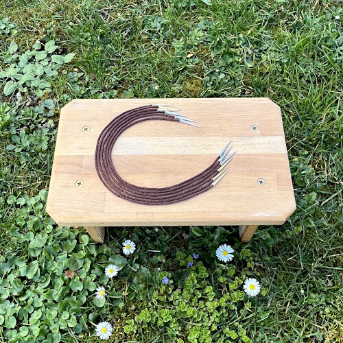 Cordon laçage marron 35cm - de,